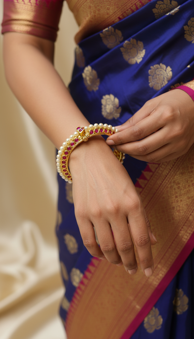 Premium Pearl Bangles